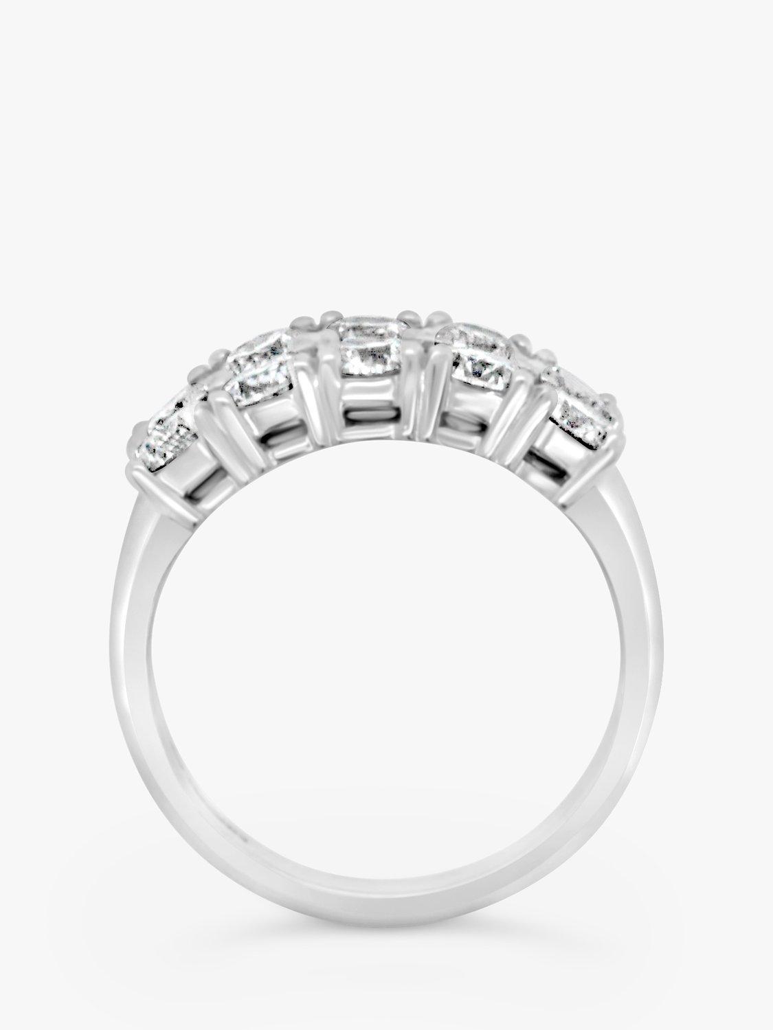 Product image 6 of 6, which shows Milton & Humble Jewellery Pre-Loved 18ct White Gold Diamond Engagement Ring, Dated Edinburgh 2019