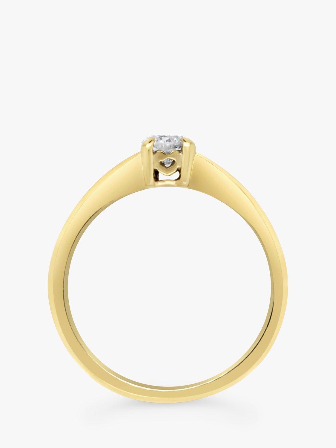 Product image 4 of 6, which shows Milton & Humble Jewellery Pre-Loved 18ct Yellow Gold Diamond Engagement Ring