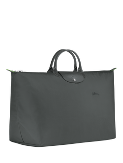 Longchamp Le Pliage Green Recycled Canvas XL Travel Bag - view 2, Graphite