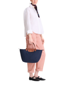 Longchamp Le Pliage Original Medium Top Handle Bag - view 2, Navy
