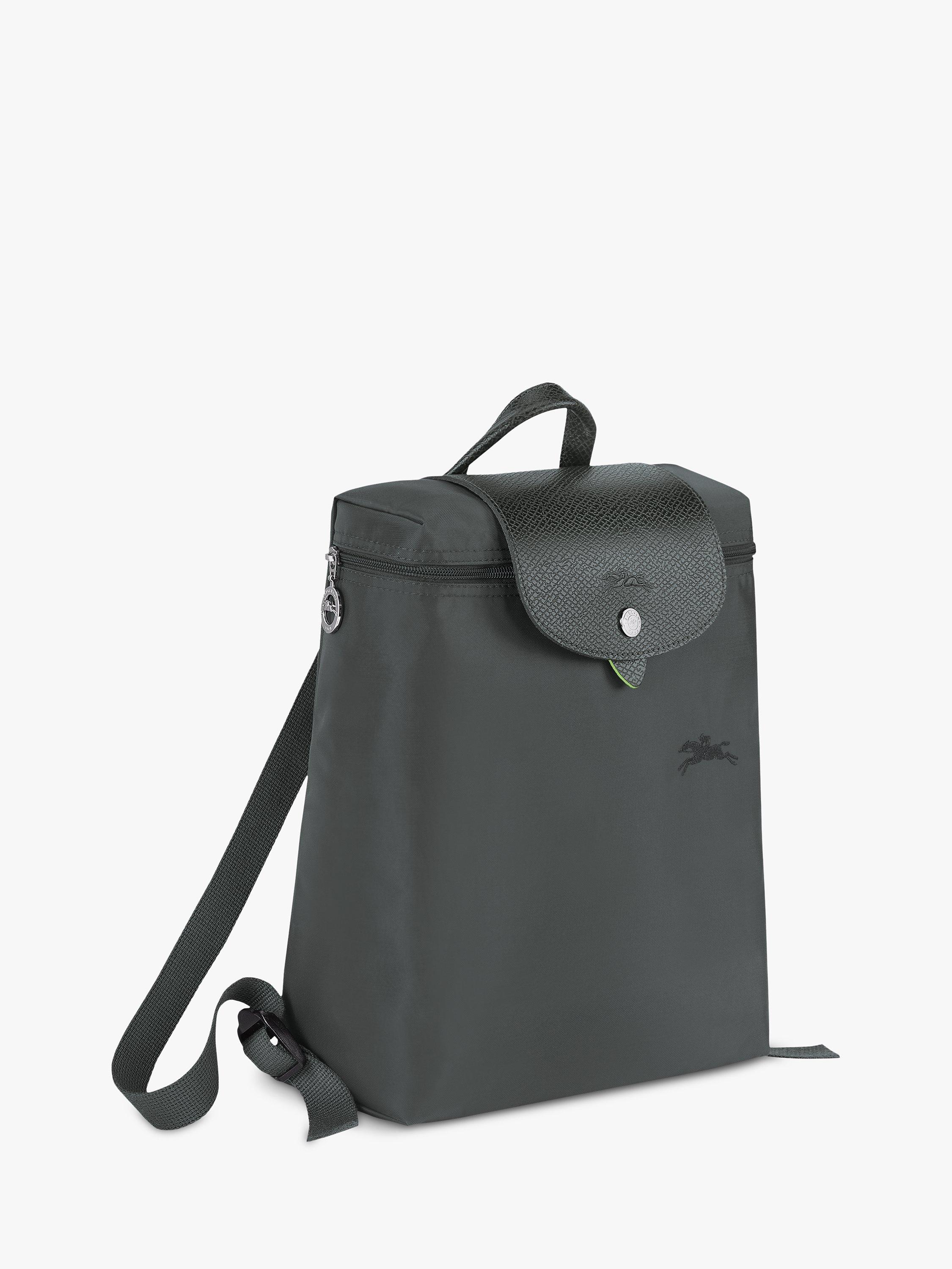 Longchamp Le Pliage Recycled Canvas Backpack Graphite