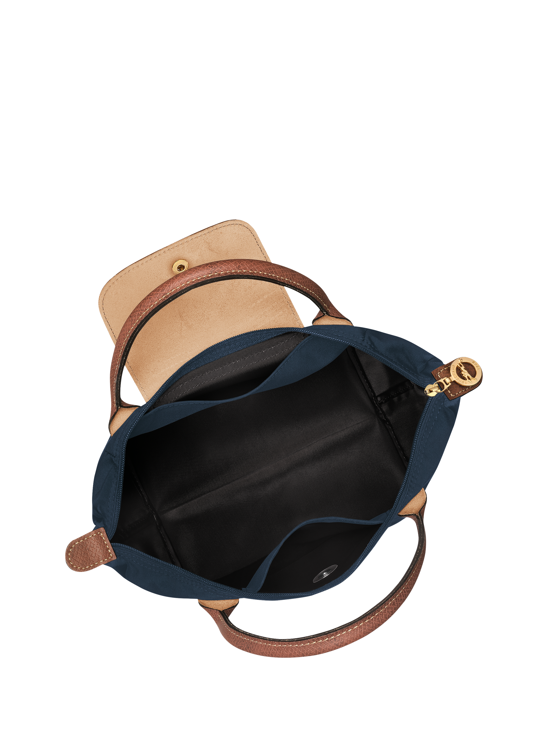 Product image 7 of 7, which shows Longchamp Le Pliage Original Small Top Handle Bag, Navy