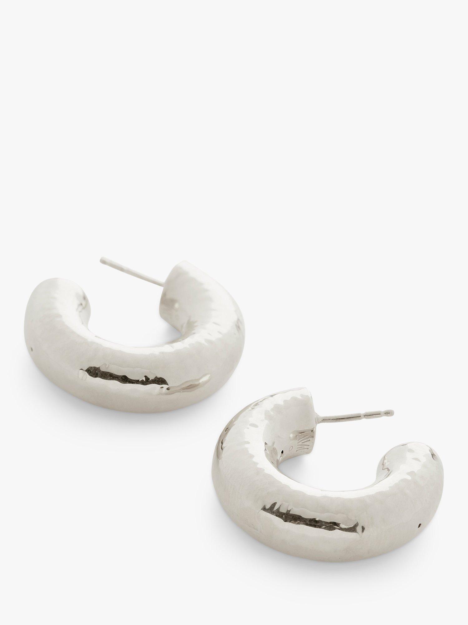 Monica Vinader Siren Muse Medium Chunky Hoop Earrings