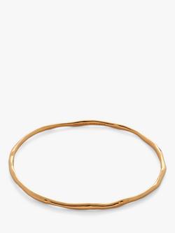 Monica Vinader Siren Muse Bangle, Gold, Gold