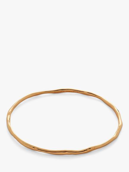 Monica Vinader MV Siren™ Muse Bangle, Gold, Gold
