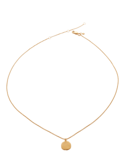 Monica Vinader Siren Petal Pendant Necklace, Gold, Gold