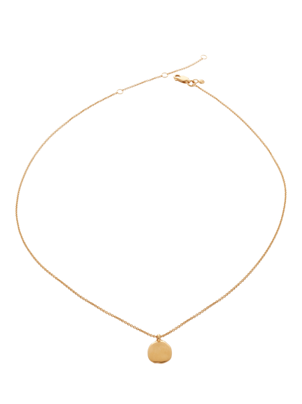 Monica Vinader MV Siren™ Petal Chain Necklace, Gold, Gold