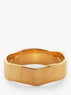Monica Vinader MV Siren™ Muse Ring - view 2, Gold