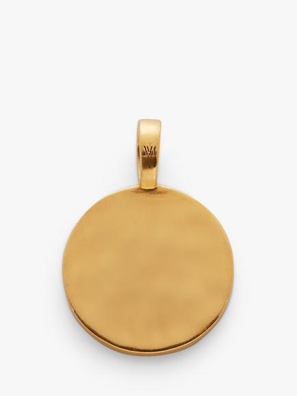 Monica Vinader Guiding Star Pendant - view 2, Gold