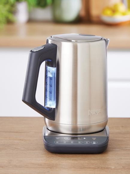Ninja KT201UK Perfect Temperature Kettle, 1.7L, Stainless Steel - view 2, Silver