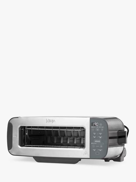 Ninja ST202UK Foodi 3-in-1 Toaster, Grill & Panini Press, Stainless Steel, Silver