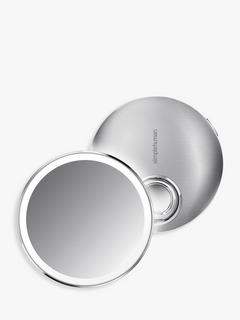 Simplehuman Compact Sensor Beauty Mirror, Brushed Steel