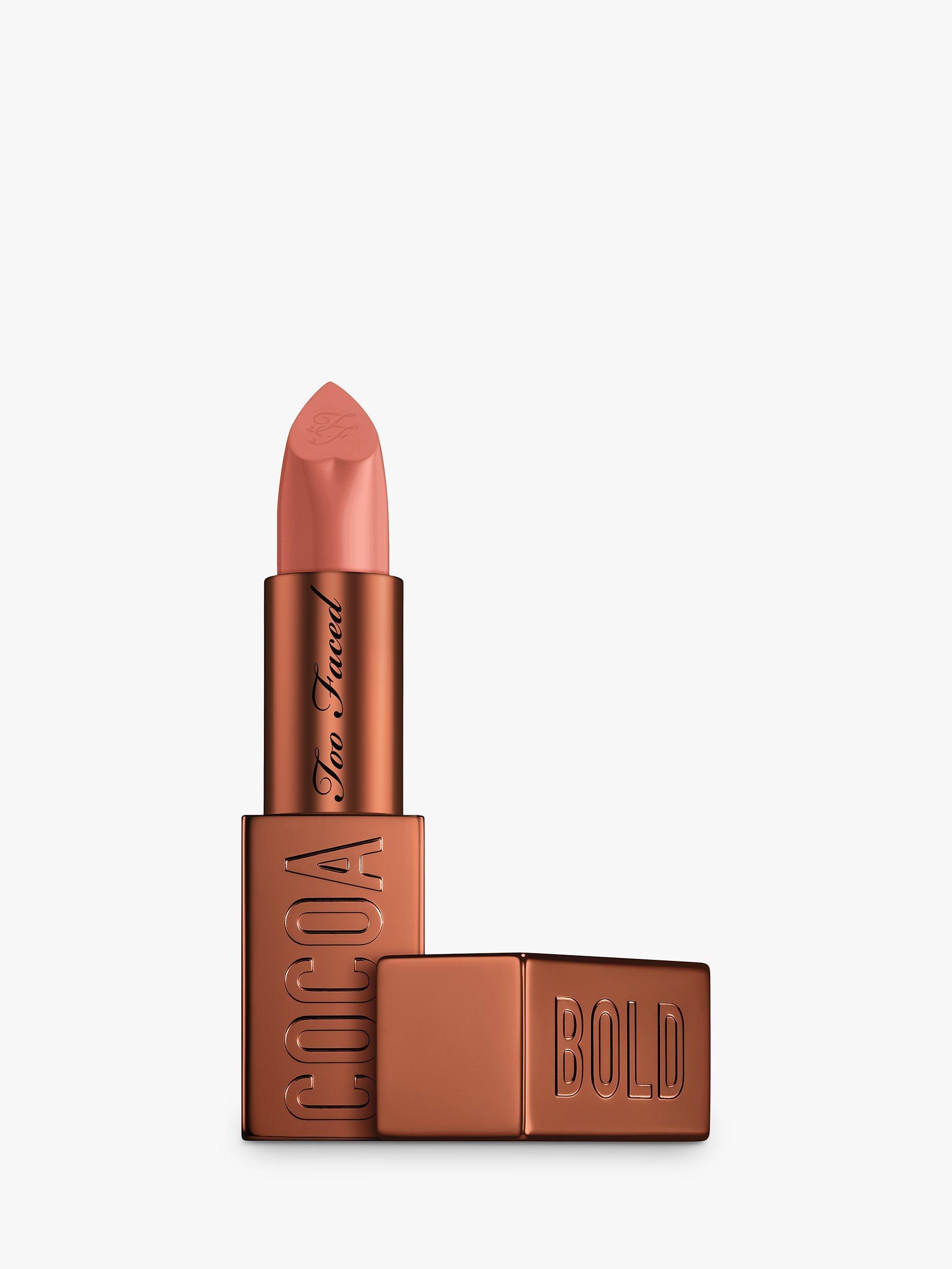 Too Faced Cocoa Bold Em-Power Pigment Cream Lipstick, Hot Chocolate