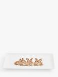 Wrendale Designs Bunnies Bone China Tray, 20cm