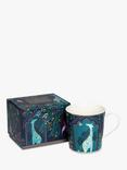 Sara Miller Escape to India Giraffe 22ct Gold Fine China Mug, 340ml, Midnight/Multi