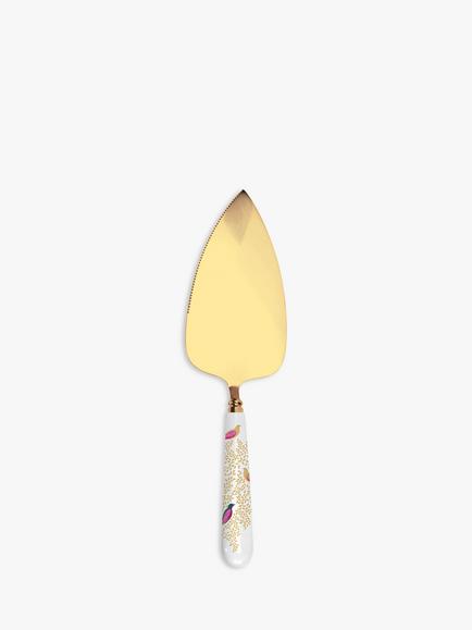 Sara Miller Chelsea Collection Cake Slice, Gold, Gold