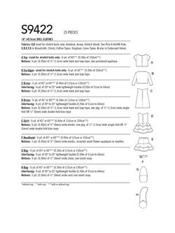 Simplicity 46cm Doll Clothes Sewing Pattern, S9422 - view 2, 