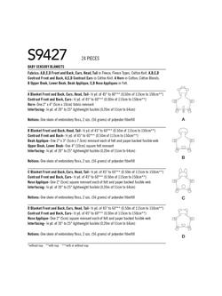 Simplicity Blanket Animals Sewing Pattern, S9427 - view 2, 