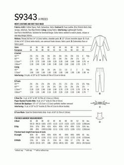 Simplicity Boys' and Men's Halloween Jack Skellington Costume Sewing Pattern, S9343 - view 2, Multi