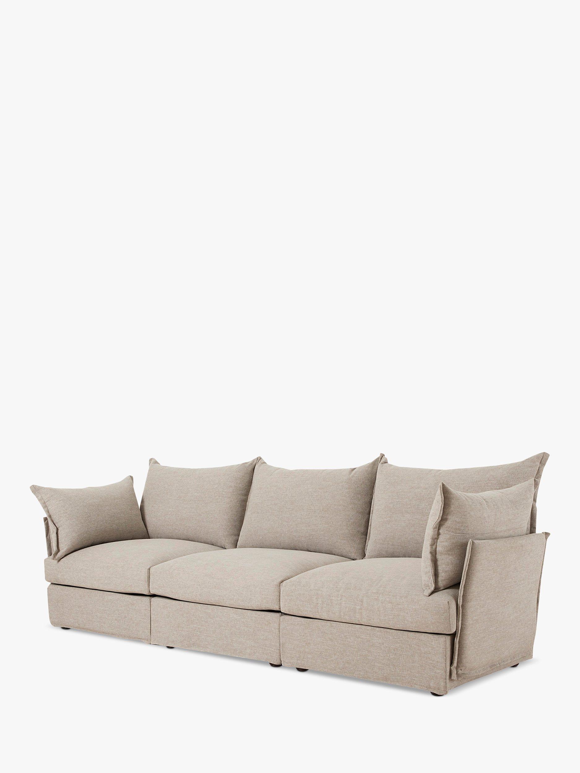 Model 06 Range, Swyft Model 06 Large 3 Seater Sofa, Linen Pumice