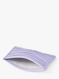 Aspinal of London Croc Leather Slim Credit Card Case, Lavender