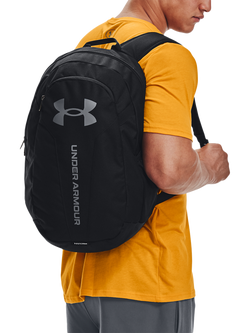 Under Armour Hustle Lite Backpack - view 2, Black/Silver