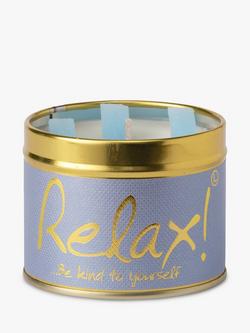 Lily-flame Relax Tin Scented Candle, 230g - view 2, Blue