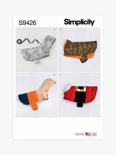 Simplicity Dog Coats Sewing Pattern, S9426