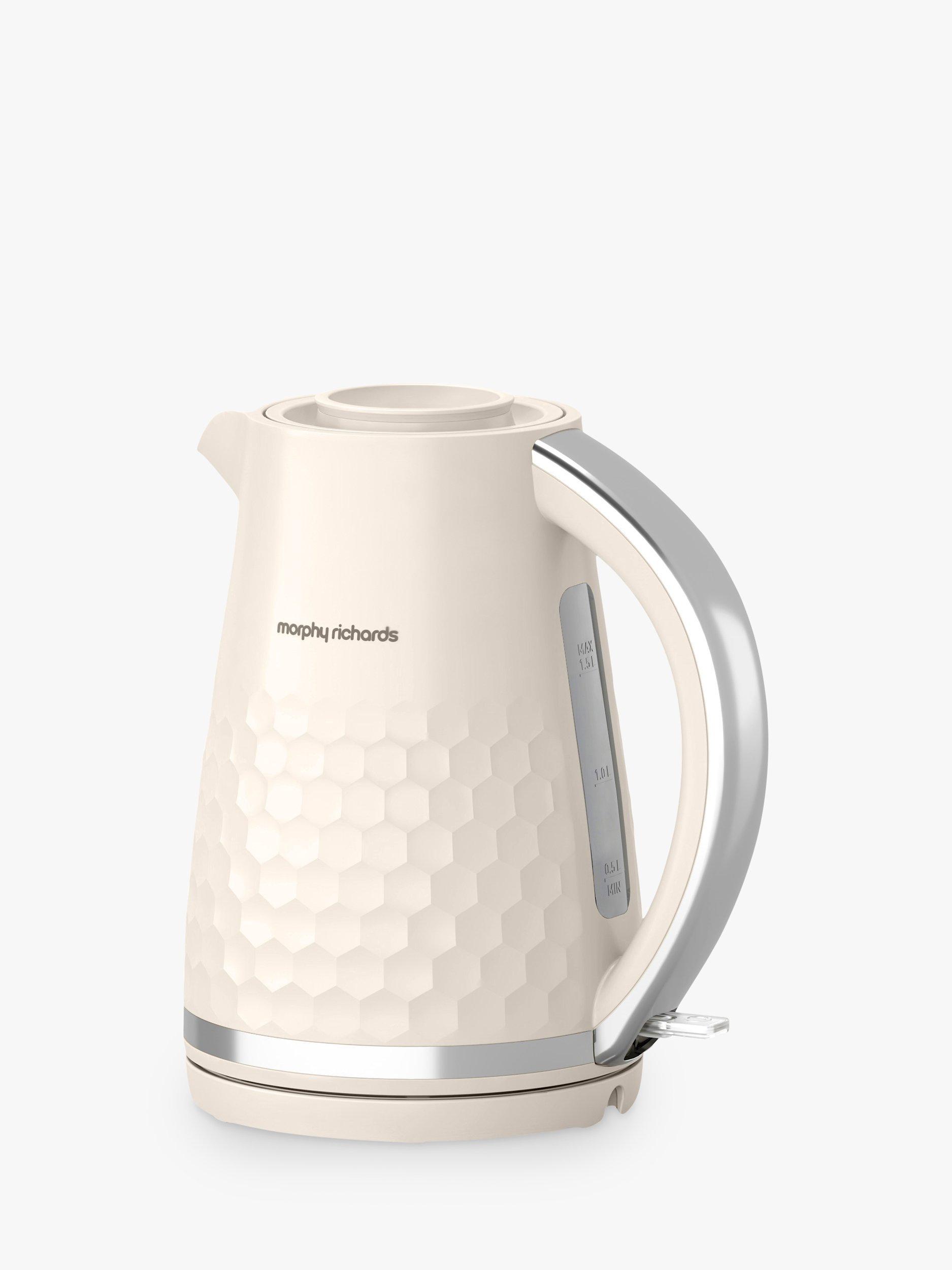 Morphy richards white kettle hotsell