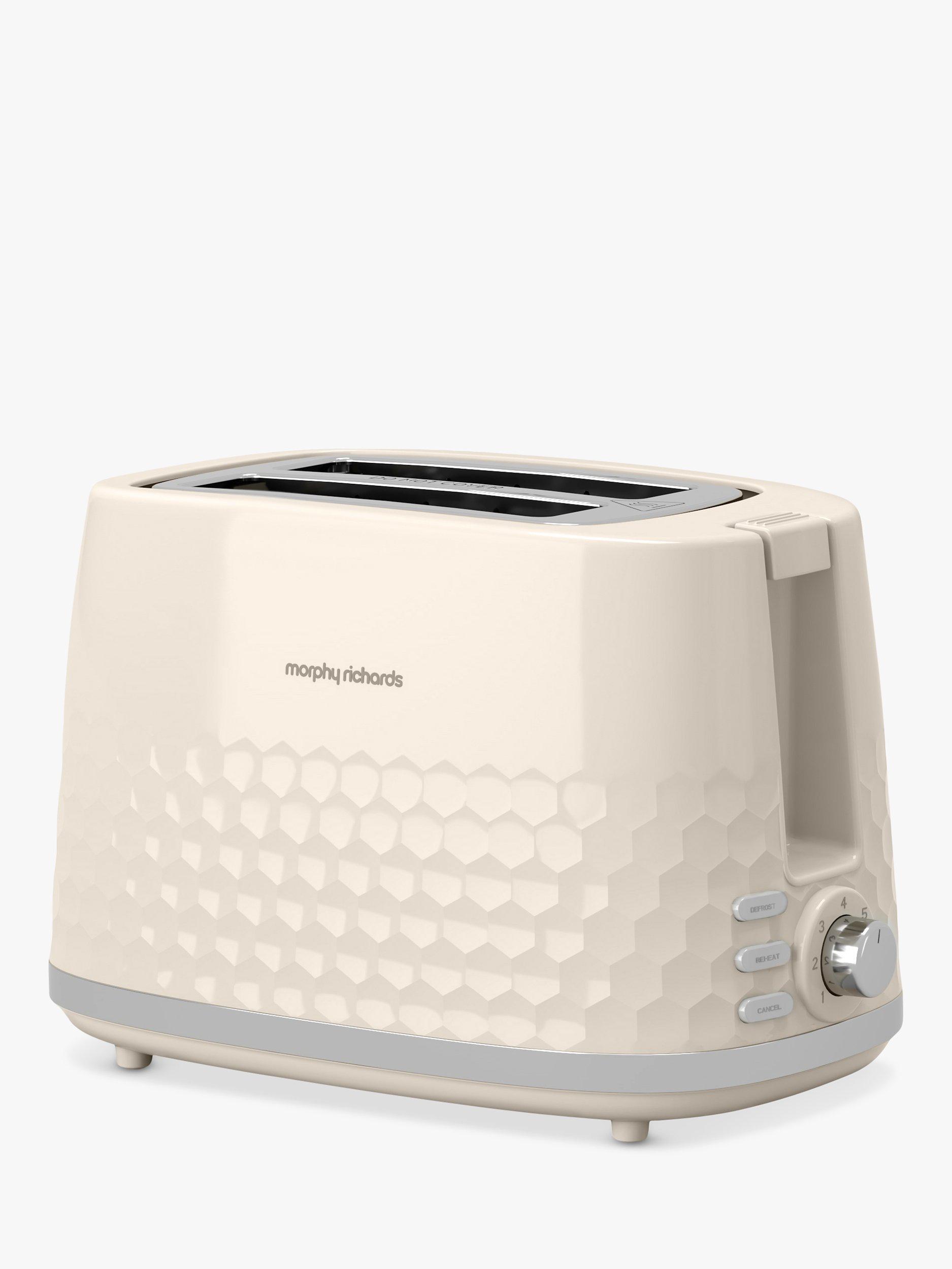 Morphy Richards Hive 2-Slice Toaster, Cream