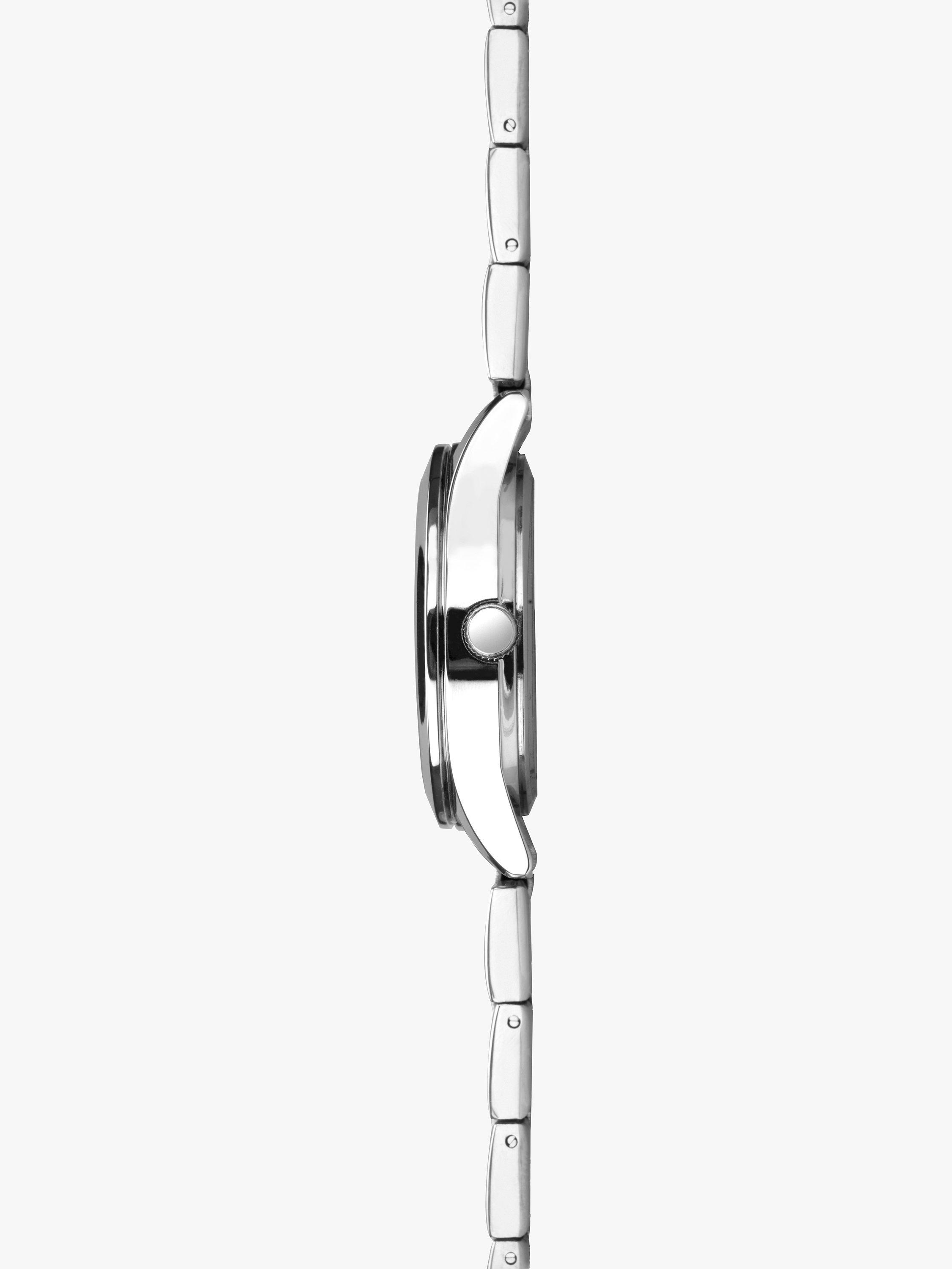 Product image 2 of 4, which shows Sekonda 40399.27 Women's Date Bracelet Strap Watch, Silver/Champagne