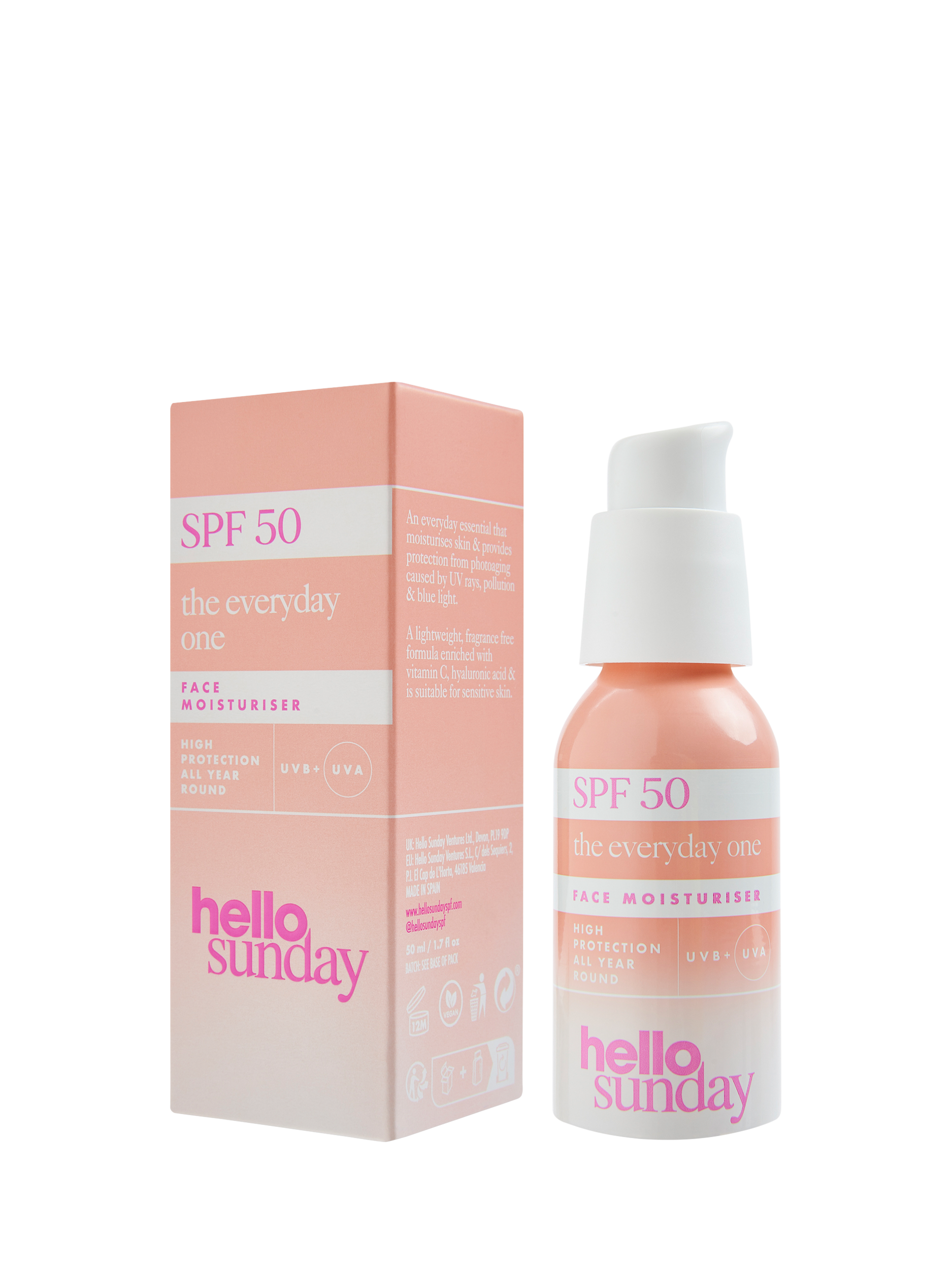 Product image 4 of 4, which shows Hello Sunday The Everyday One SPF 50, 50ml