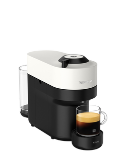Nespresso Vertuo Pop Coffee Pod Machine by Krups, Coconut White
