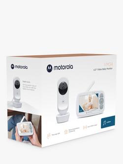 Motorola VM34 Video Baby Monitor - view 2, White