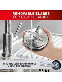 Tefal PerfectMix Cook 2in1 Cold Blender & Soup Maker with Removable Blades & Steaming Basket, Silver, 2L - view 2, Silver