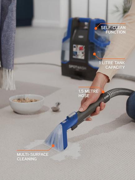 Vax SpotWash Duo Carpet Cleaner, Blue/Grey - view 2, Blue/Grey