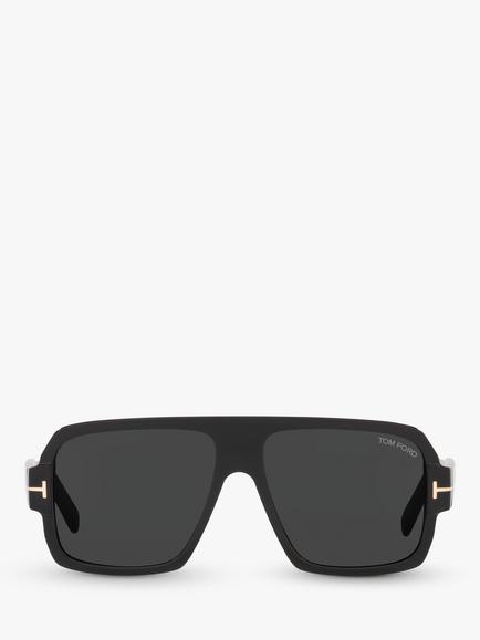 TOM FORD FT0933 Men's Camden Square Sunglasses - view 2, Shiny Black/Grey