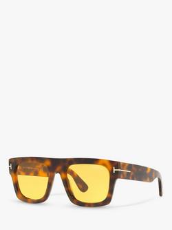 TOM FORD FT0711 Men's Fausto Square Sunglasses, Tortoise