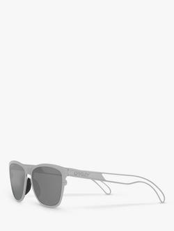 Oakley OO60446 Men's Frogskins Sunglasses, Raw Titanium - view 2, Raw Titanium