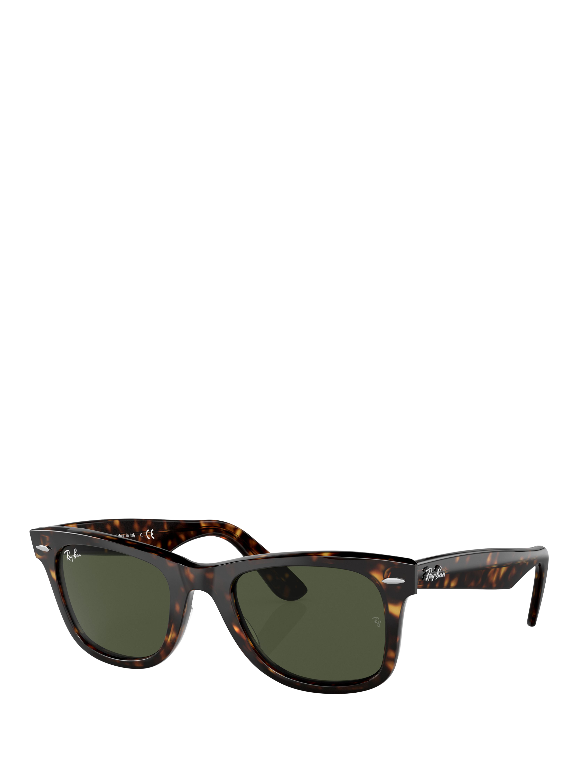 Ray Ban RB2140 Unisex Wayfarer Square Sunglasses Havana Green