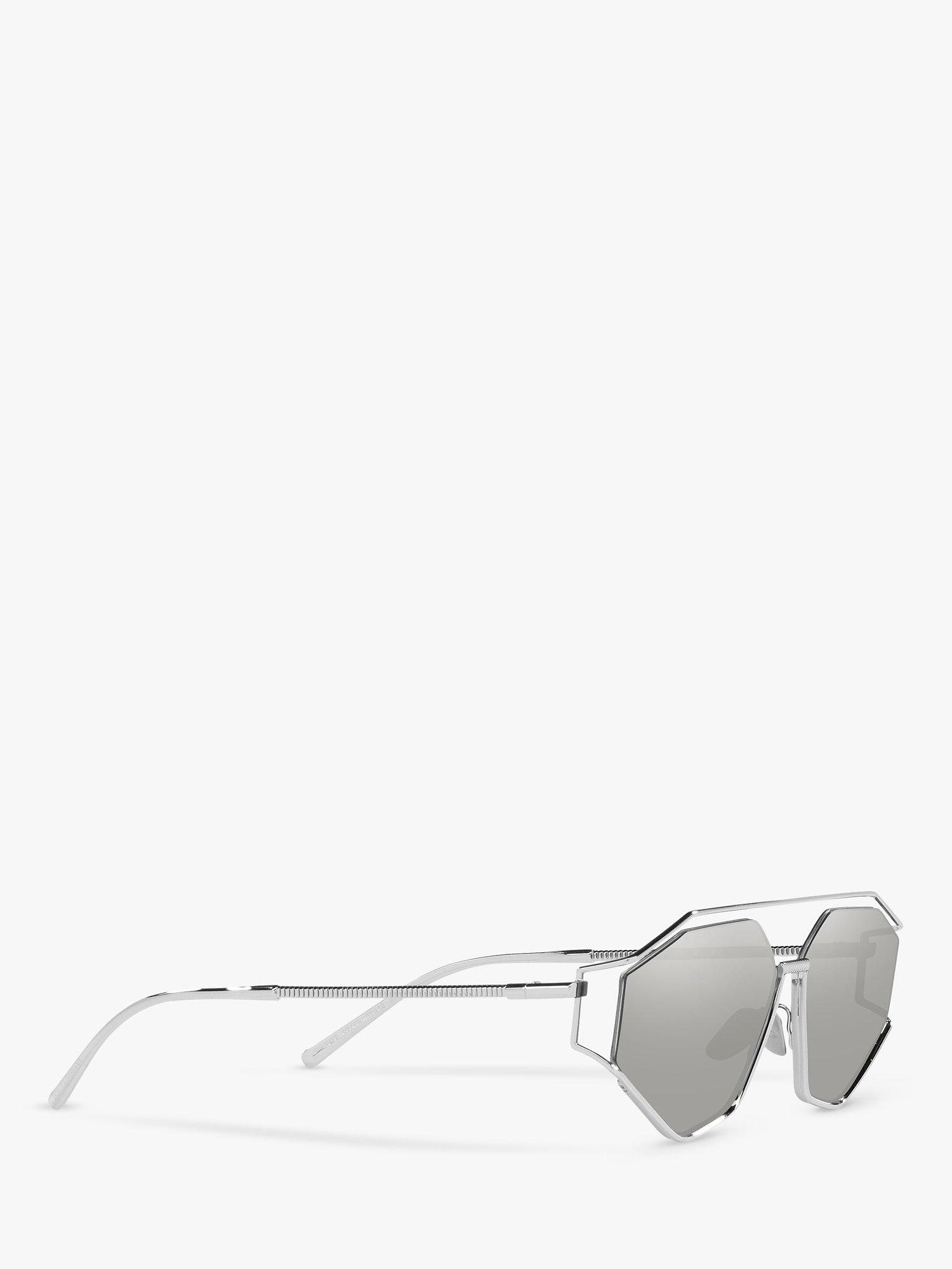 Product image 11 of 11, which shows Dolce & Gabbana DG2265 Men's Irregular Sunglasses, Silver