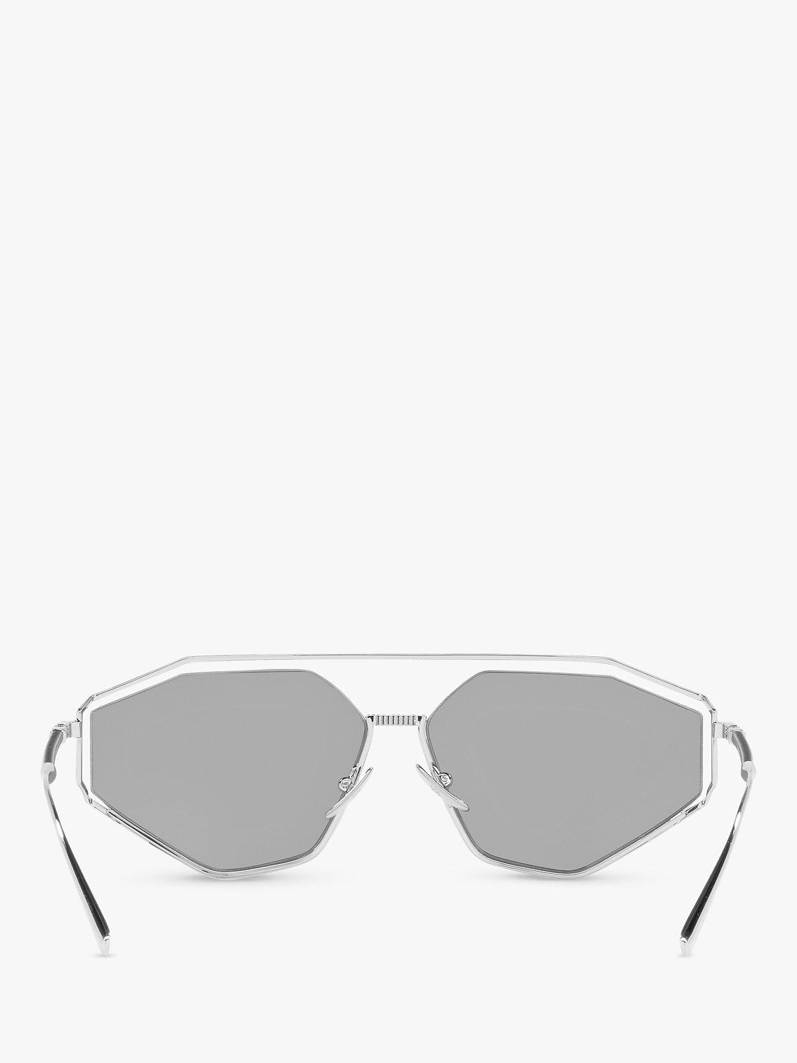 Product image 7 of 11, which shows Dolce & Gabbana DG2265 Men's Irregular Sunglasses, Silver