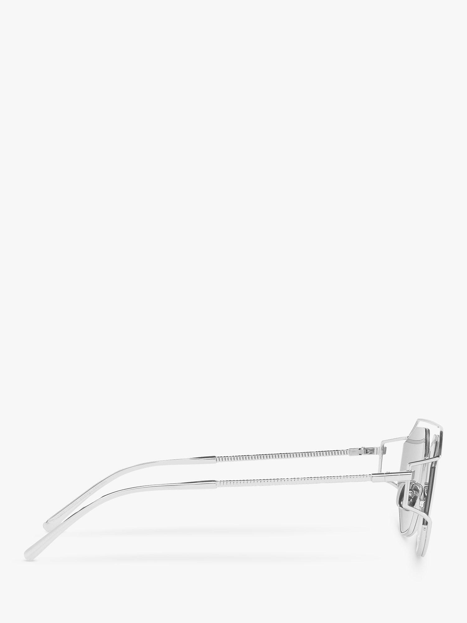 Product image 10 of 11, which shows Dolce & Gabbana DG2265 Men's Irregular Sunglasses, Silver