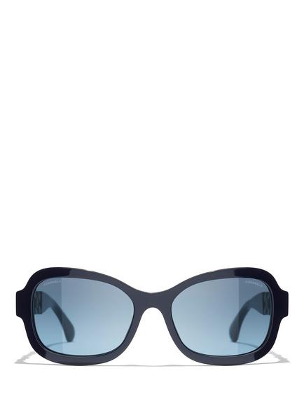 CHANEL Irregular Sunglasses CH5465Q Blue Vendome/Blue Gradient - view 2, Blue Vendome/Blue Gradient