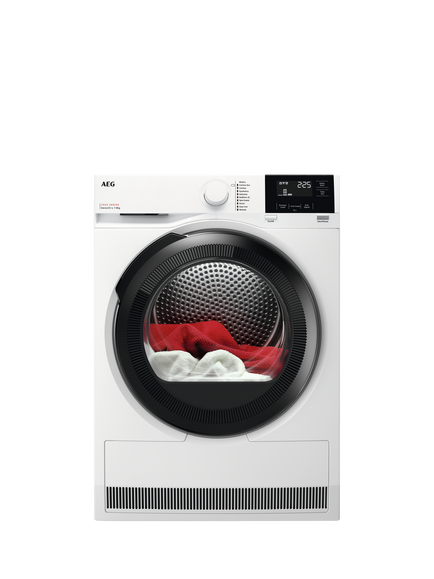 AEG 7000 TR718L4B Heat Pump Tumble Dryer, 8kg Load, White, White