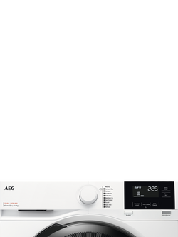 AEG 7000 TR718L4B Heat Pump Tumble Dryer, 8kg Load, White - view 2, White