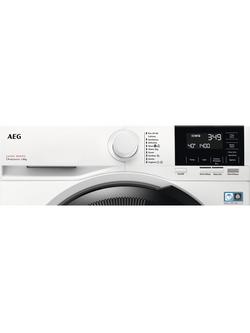 AEG ProSense LFR61844B Freestanding Washing Machine, 8kg Load, 1400rpm spin, White - view 2, White