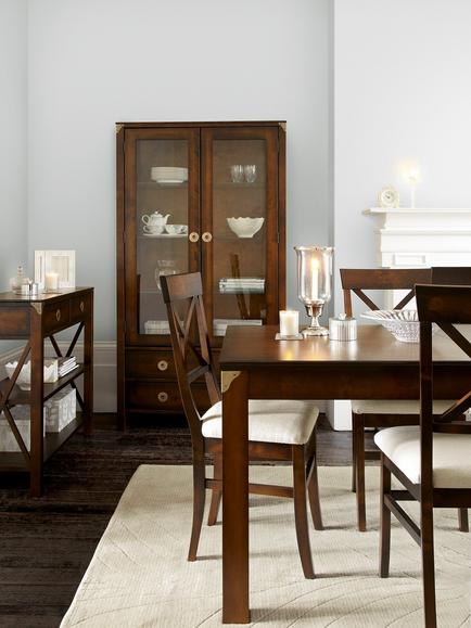 Laura Ashley Balmoral 6-8 Seater Extending Dining Table, Dark Chestnut - view 2, Dark Chestnut