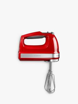 KitchenAid 9 Speed Hand Mixer, Empire Red