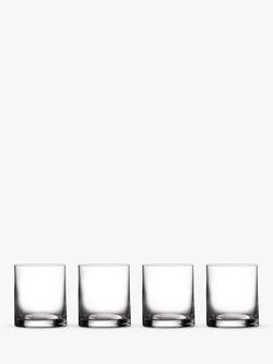 Waterford Crystal Marquis Moments Double Old Fashioned Glass Tumbler, Set of 4, 390ml, Clear, Clear